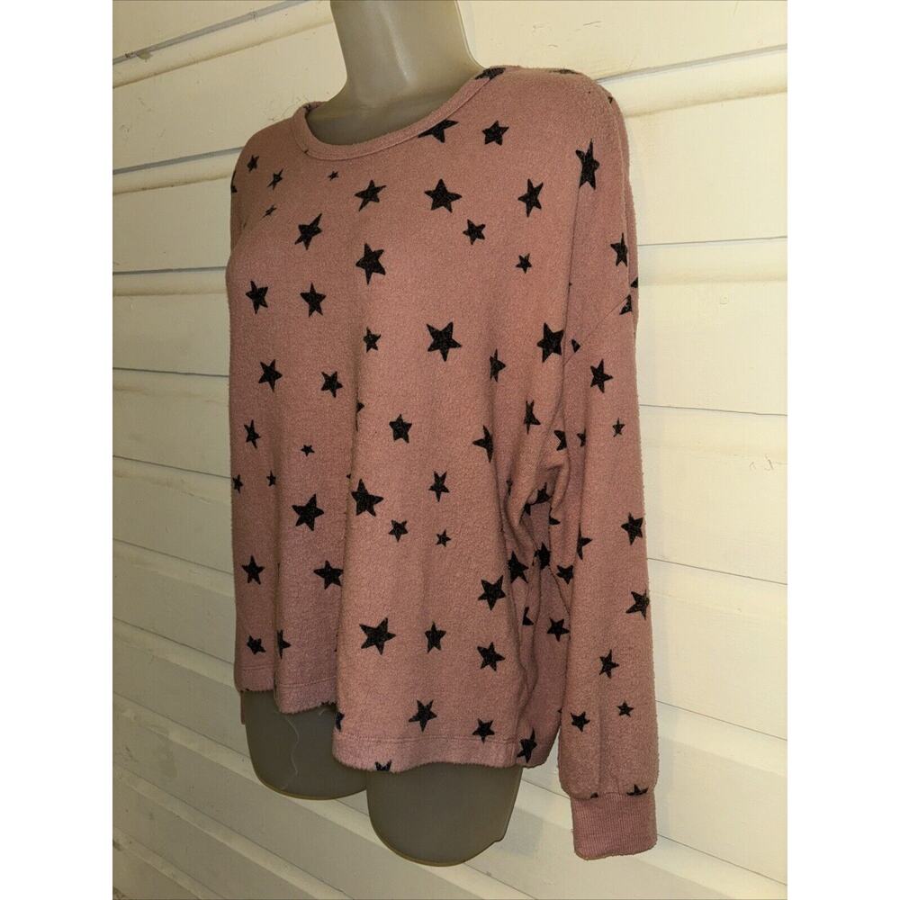 Z Supply Fleece Long Sleeve Pullover Sweatshirt Size M - Picture 3 of 8